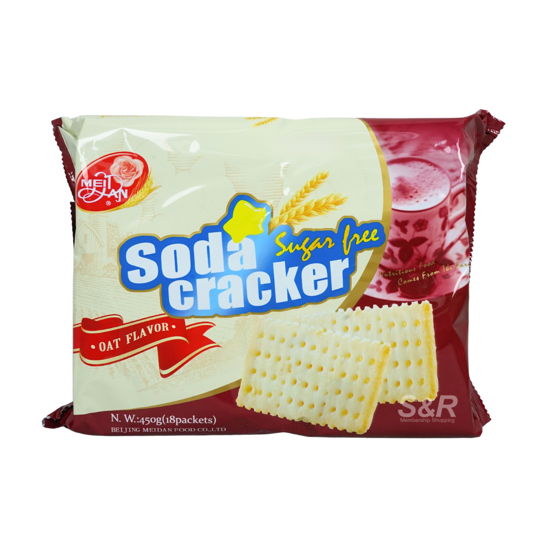 Meidan Soda Cracker Sugar-Free Oat Flavor 450g